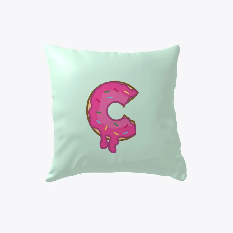 Chris Clips Donut Pillow